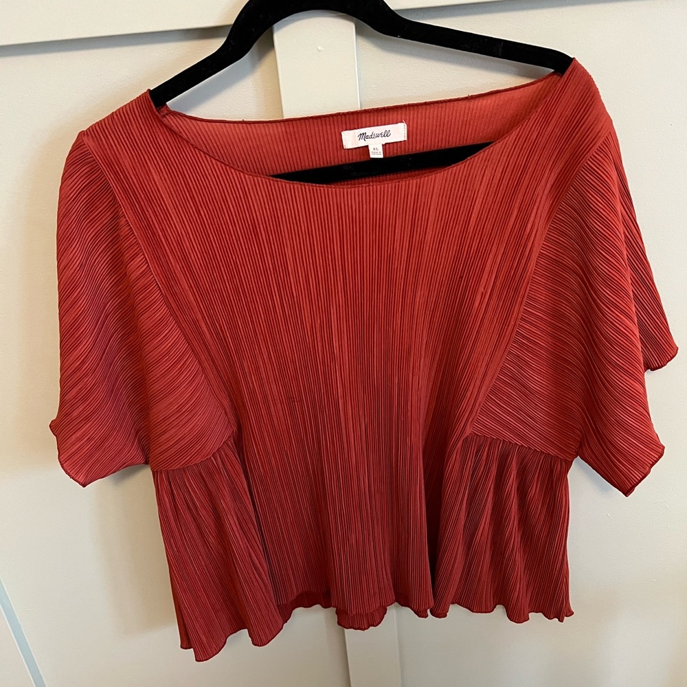 Madewell Rust Crop
